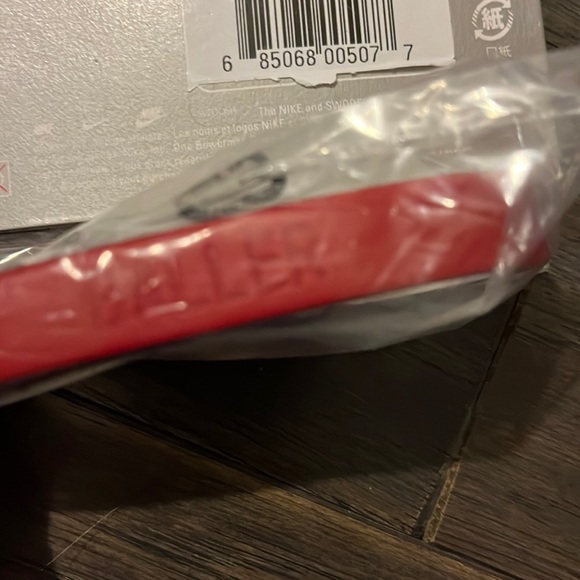 Nike Baller ID bands wristbands bracelets new vintage red black white adult - Picture 4 of 5